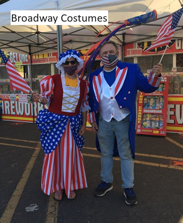 picture of some of our July 4th costumes