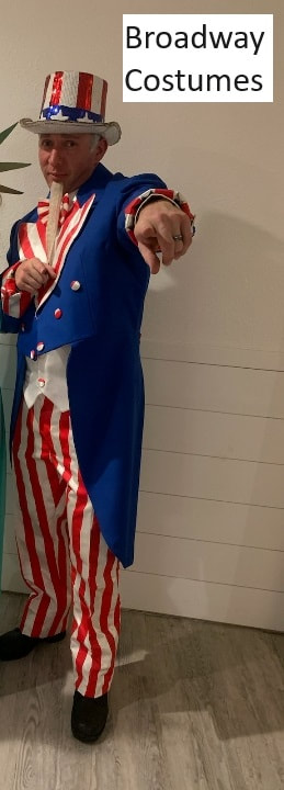 picture of one of our Uncle Sam costumes