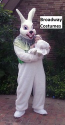 Picture of Easter Bunny holding a wee little baby