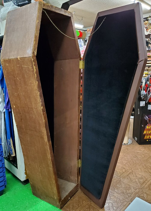 Picture of our prop Coffin