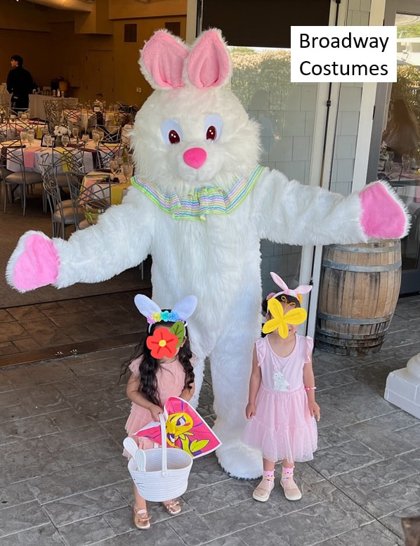 picture of our Easter Bunny Costume in Action