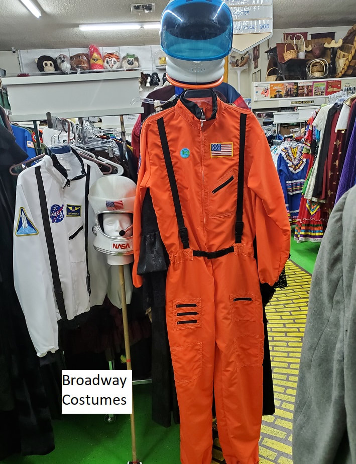 Picture of astronaut jumpsuit or NASA Jacket and different helmet options