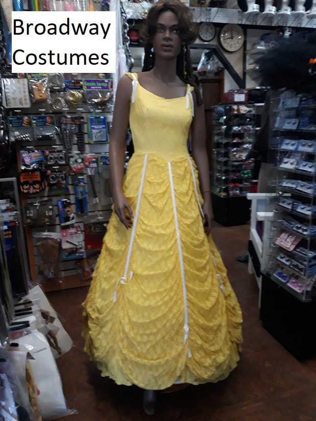 a picture of our yellow ball gown