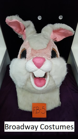 Picture of one of our fur-covered Easter Bunny heads