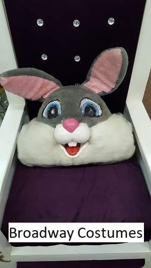 Picture of one of our fur-covered Easter Bunny heads