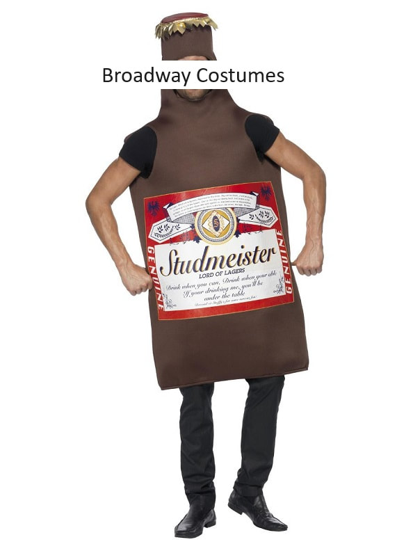picture of our Beer Bottle Costume