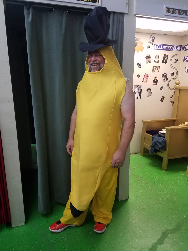 Picture of our banana costume