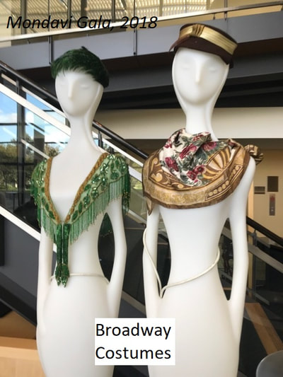 Picture of a mannequin with some of our Hats, Scarves, and Shawls
