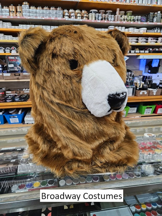 picture of our Realistic Bear Mascot Head