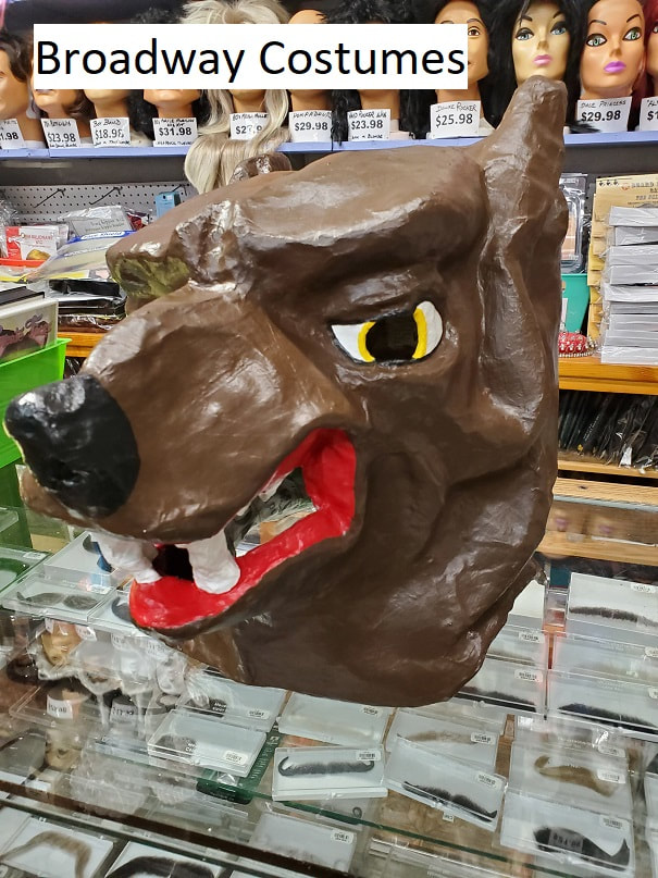 Picture of our big bad wolf mascot head