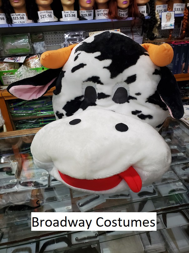 Picture of our cow mascot head