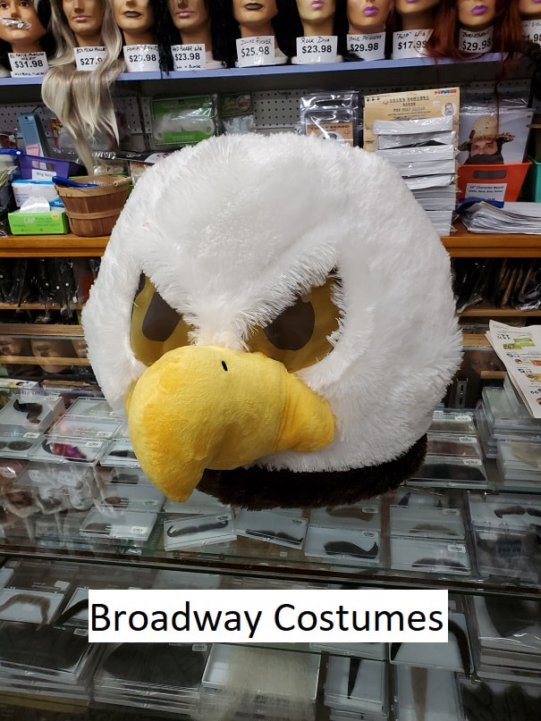 Picture of our bald eagle mascot head