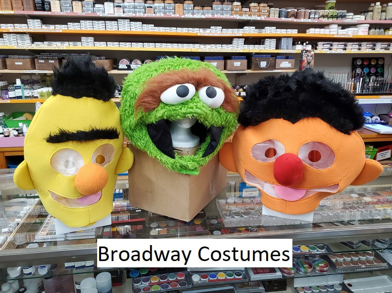 Picture of our muppets mascot heads