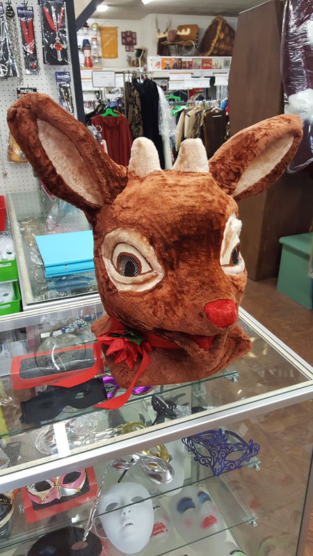 Picture of our reindeer mascot head