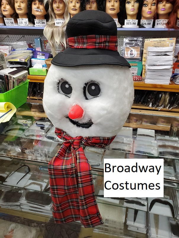 Picture of our snowman mascot head