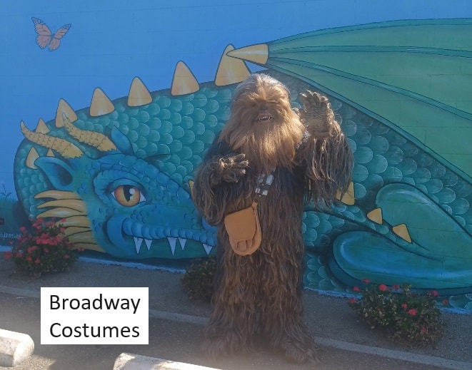 Picture of our Deluxe Chewbacca costume from Star Wars