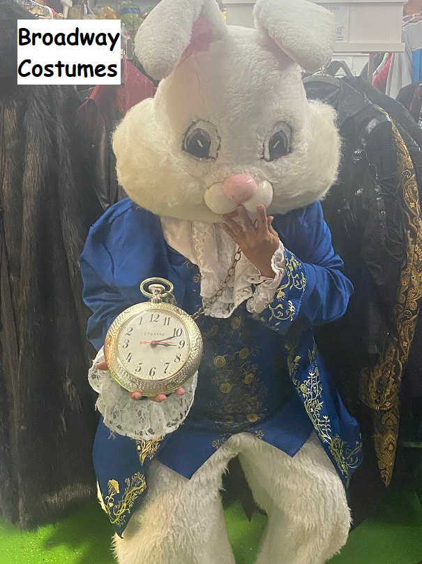 picture of our Alice in Wonderland - White Rabbit costume
